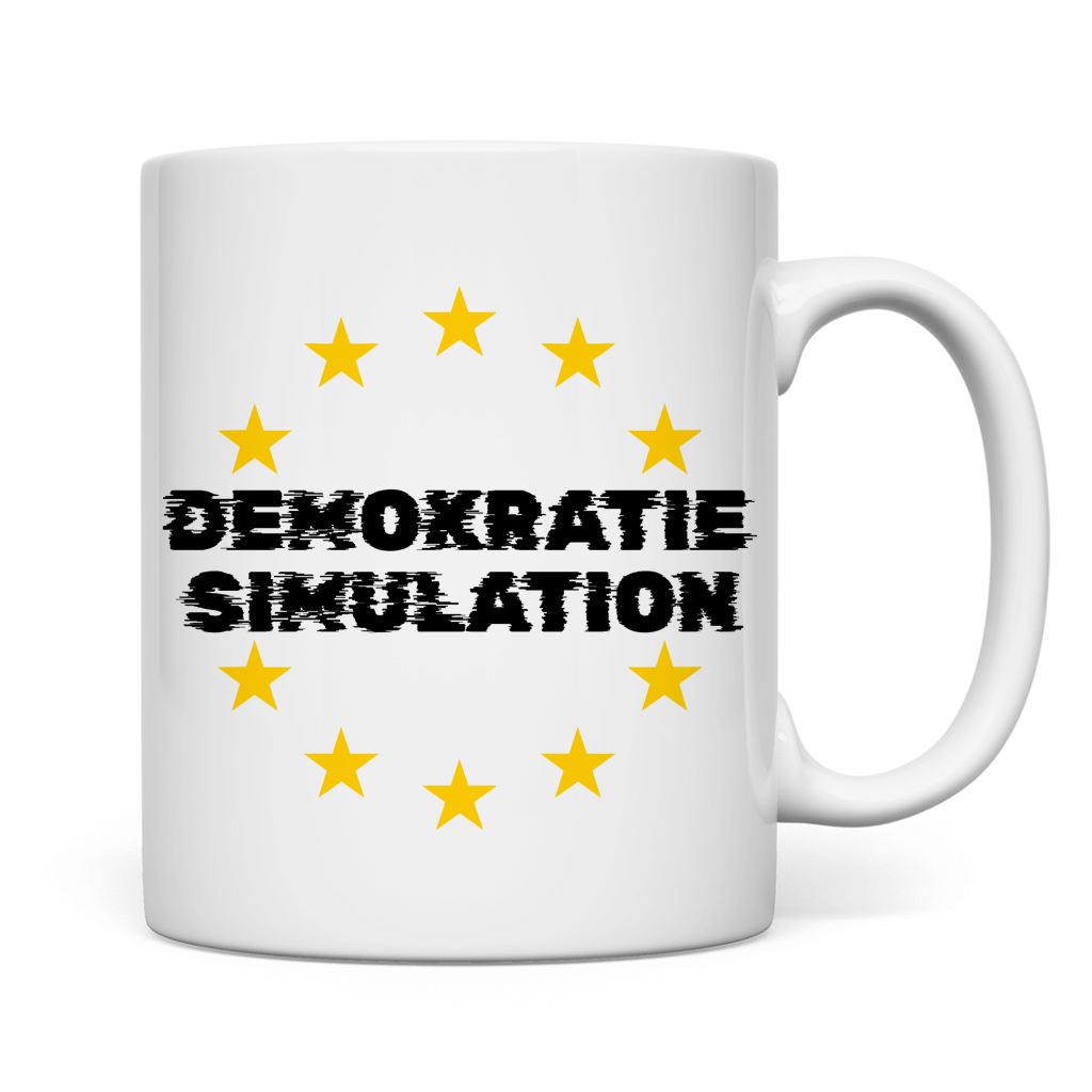 Tasse EU-Demokratiesimulation