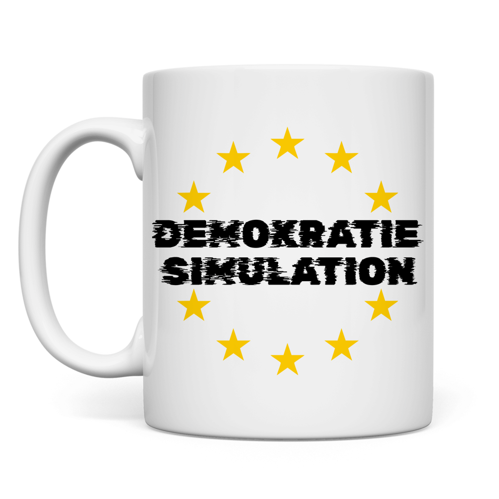 Tasse EU-Demokratiesimulation