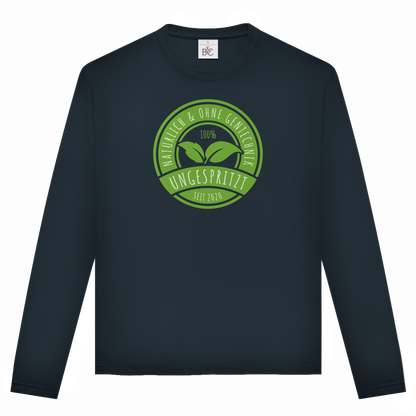 Unisex Langarmshirt Ungespritzt seit 2020
