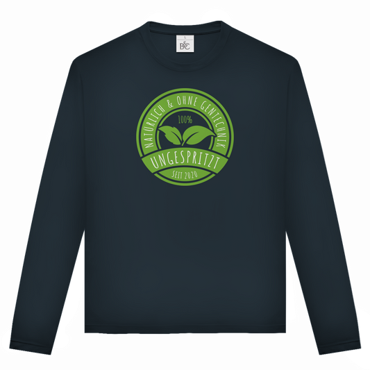 Unisex Langarmshirt Ungespritzt seit 2020