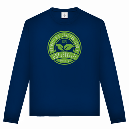 Unisex Langarmshirt Ungespritzt seit 2020