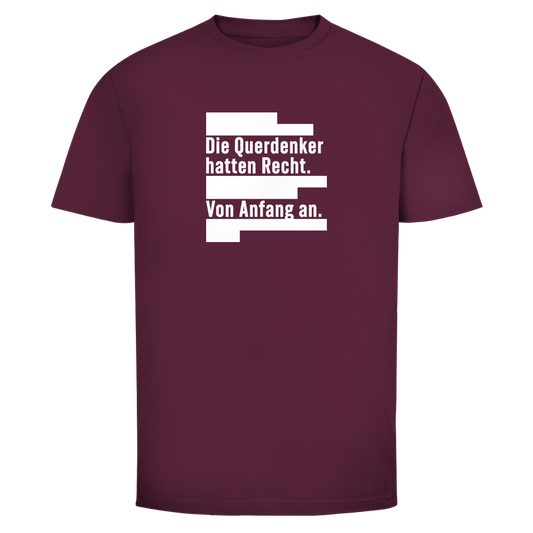 Herren T-Shirt Die Querdenker hatten Recht.