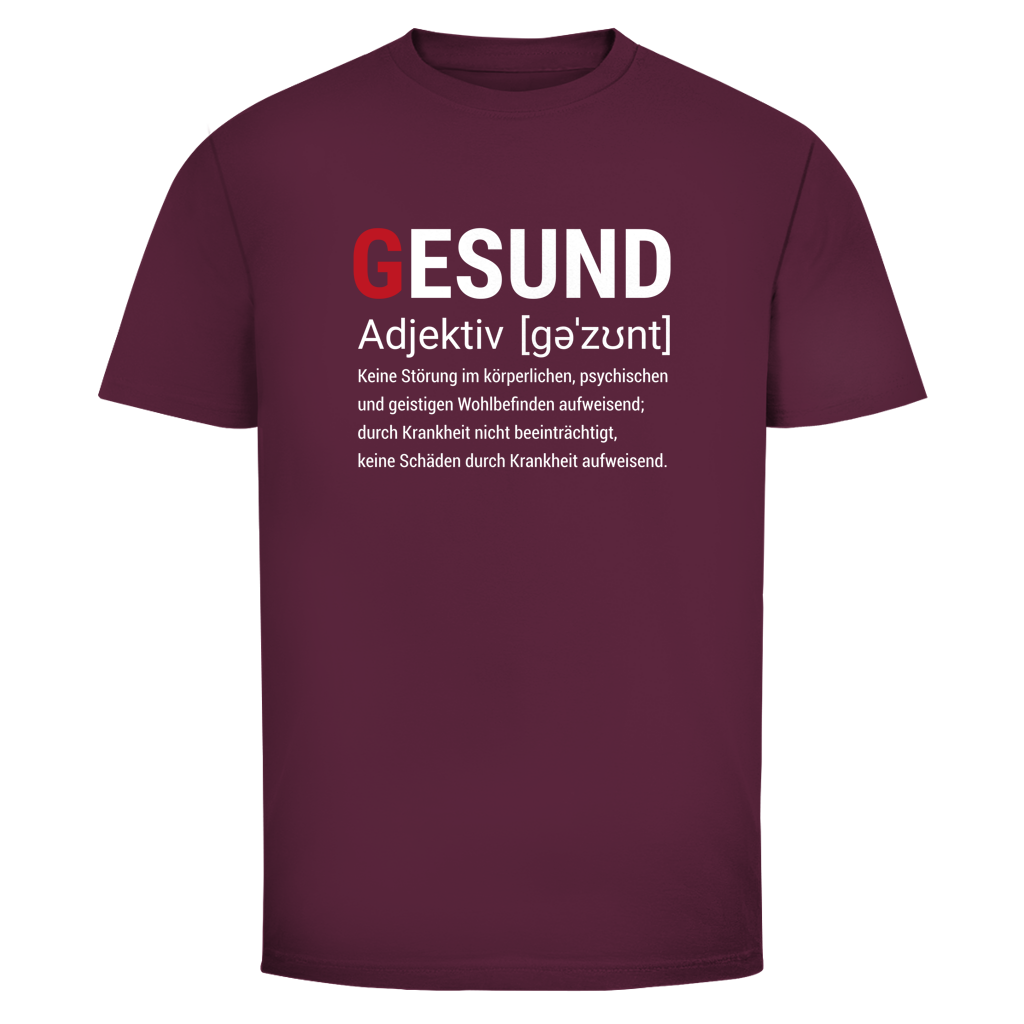 Herren T-Shirt Gesund