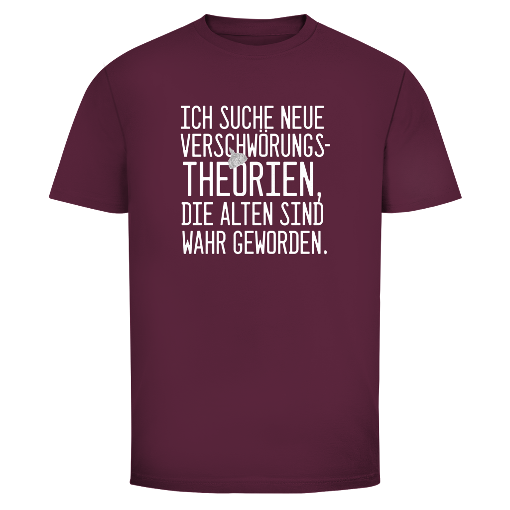 Herren T-Shirt Suche Verschwörungstheorien