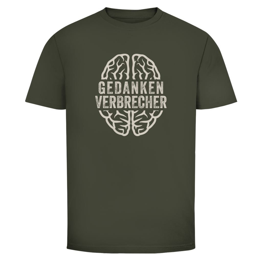 Herren T-Shirt Gedankenverbrecher