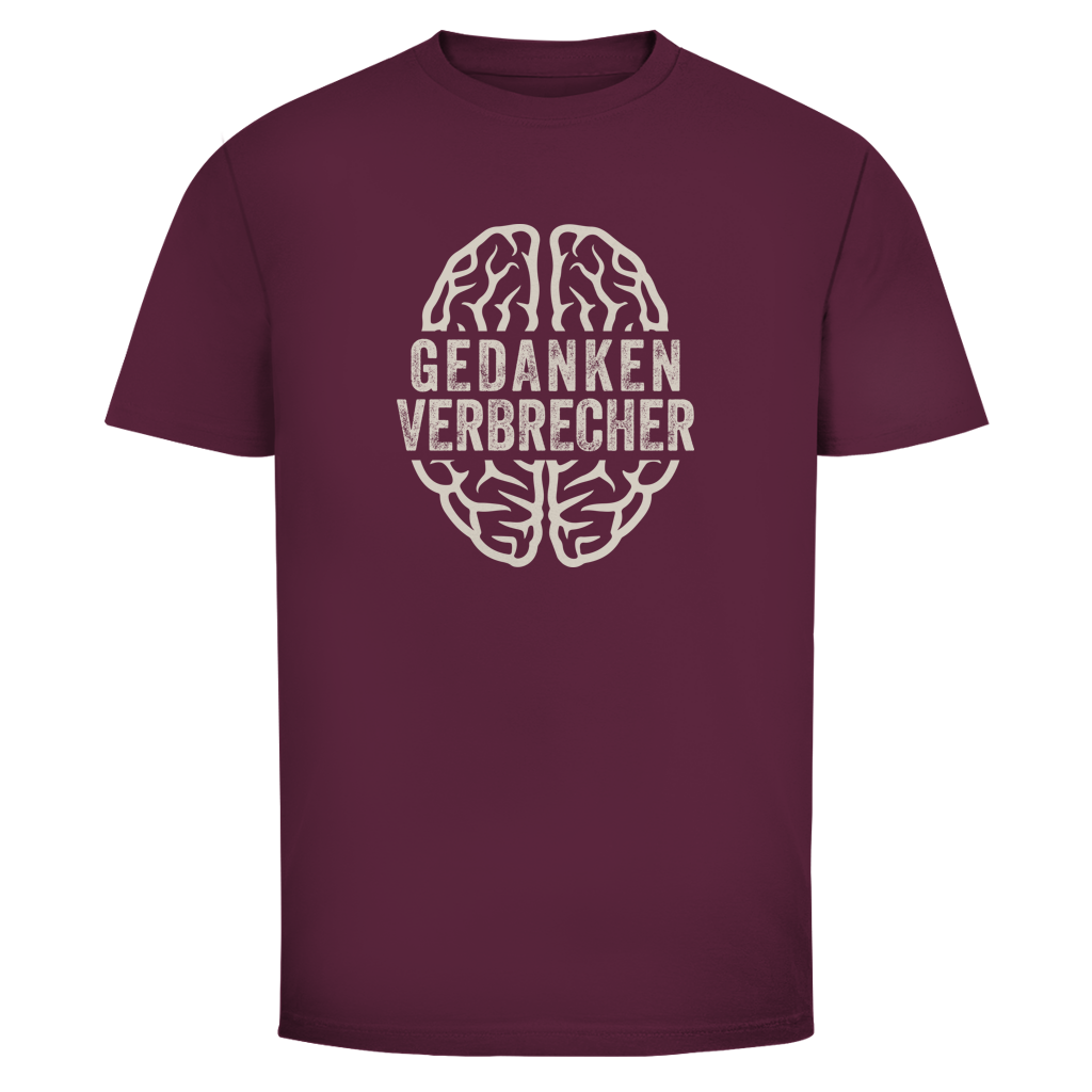 Herren T-Shirt Gedankenverbrecher