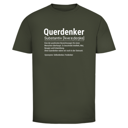 Herren T-Shirt Querdenker Definition