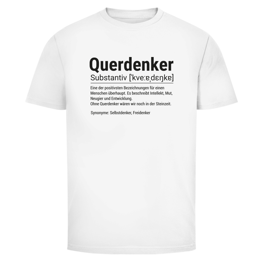 Herren T-Shirt Querdenker Definition