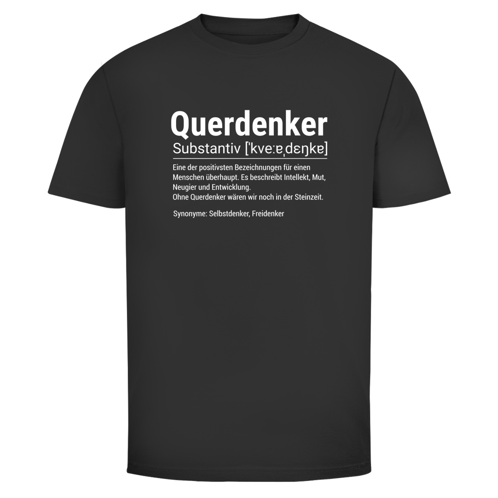 Herren T-Shirt Querdenker Definition