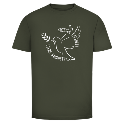 Herren T-Shirt Frieden Freiheit Liebe Wahrheit