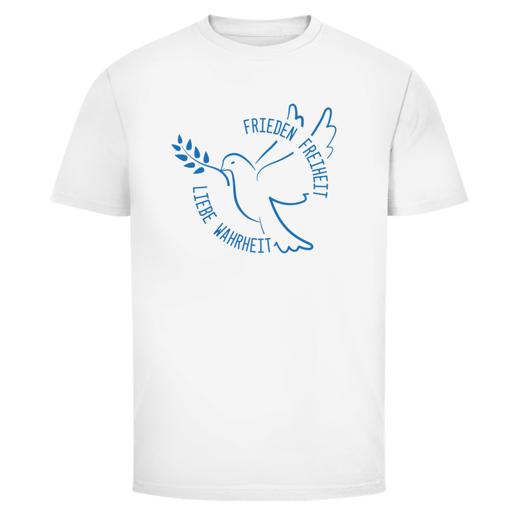 Herren T-Shirt Frieden Freiheit Liebe Wahrheit