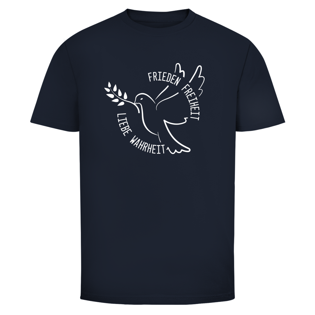 Herren T-Shirt Frieden Freiheit Liebe Wahrheit