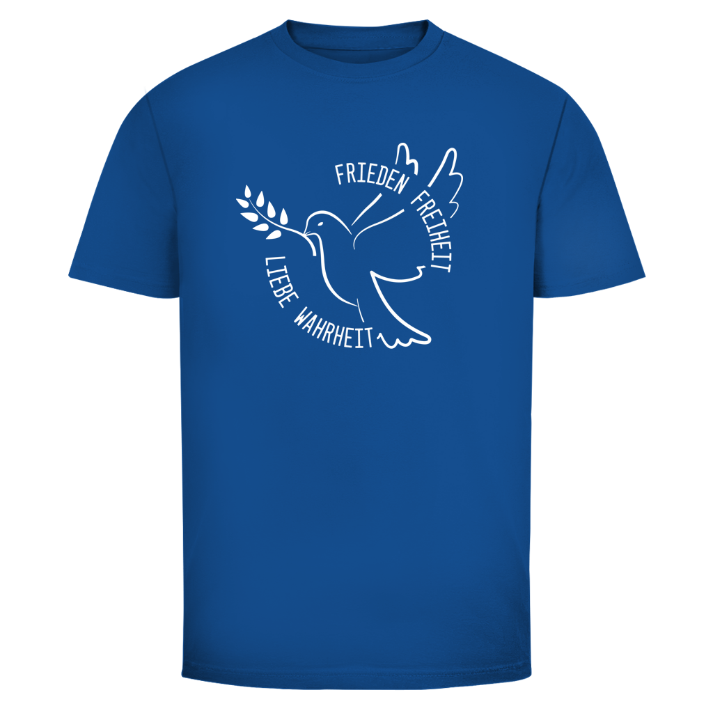 Herren T-Shirt Frieden Freiheit Liebe Wahrheit