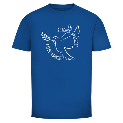 Herren T-Shirt Frieden Freiheit Liebe Wahrheit