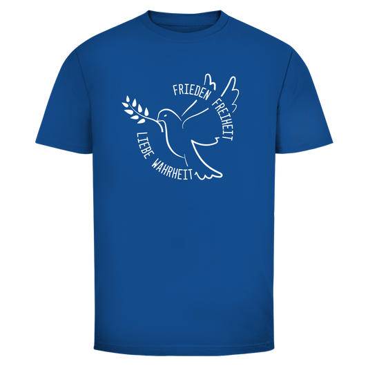Herren T-Shirt Frieden Freiheit Liebe Wahrheit