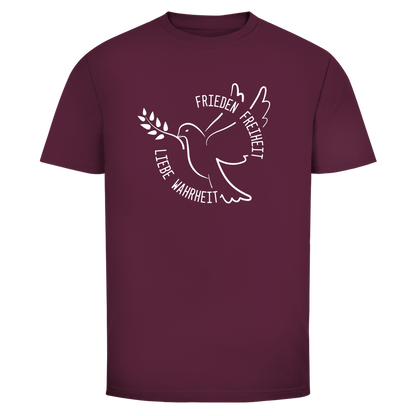 Herren T-Shirt Frieden Freiheit Liebe Wahrheit