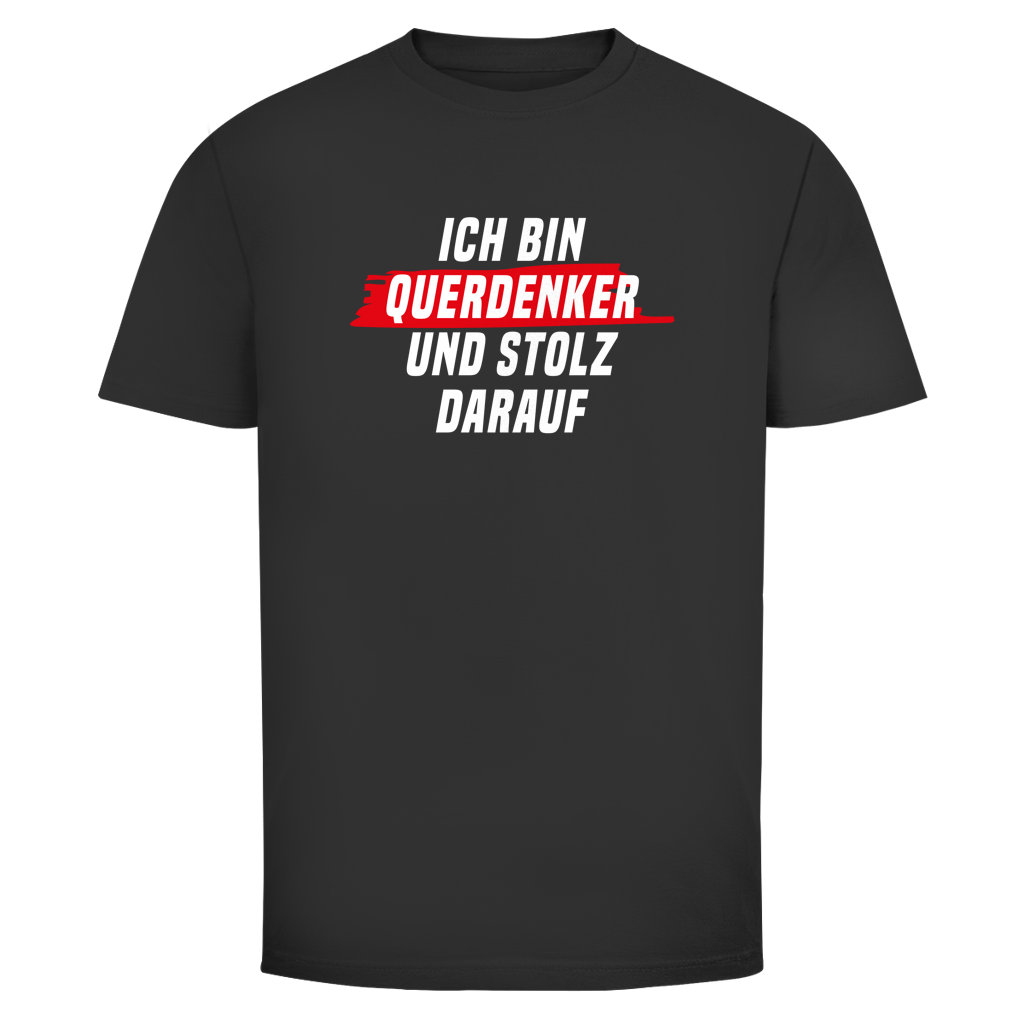 Herren T-Shirt Ich bin Querdenker und stolz darauf