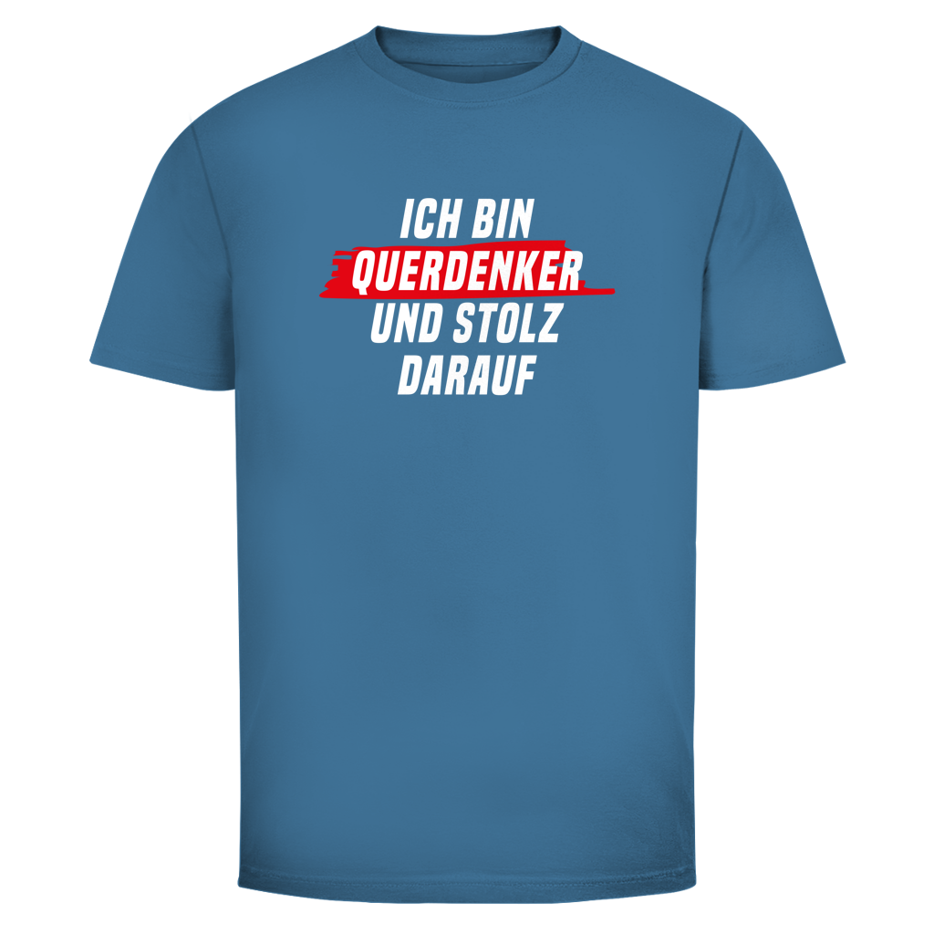 Herren T-Shirt Ich bin Querdenker und stolz darauf