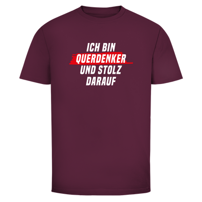 Herren T-Shirt Ich bin Querdenker und stolz darauf