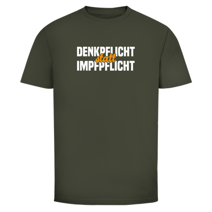 Herren T-Shirt Denkpflicht statt Impfpflicht
