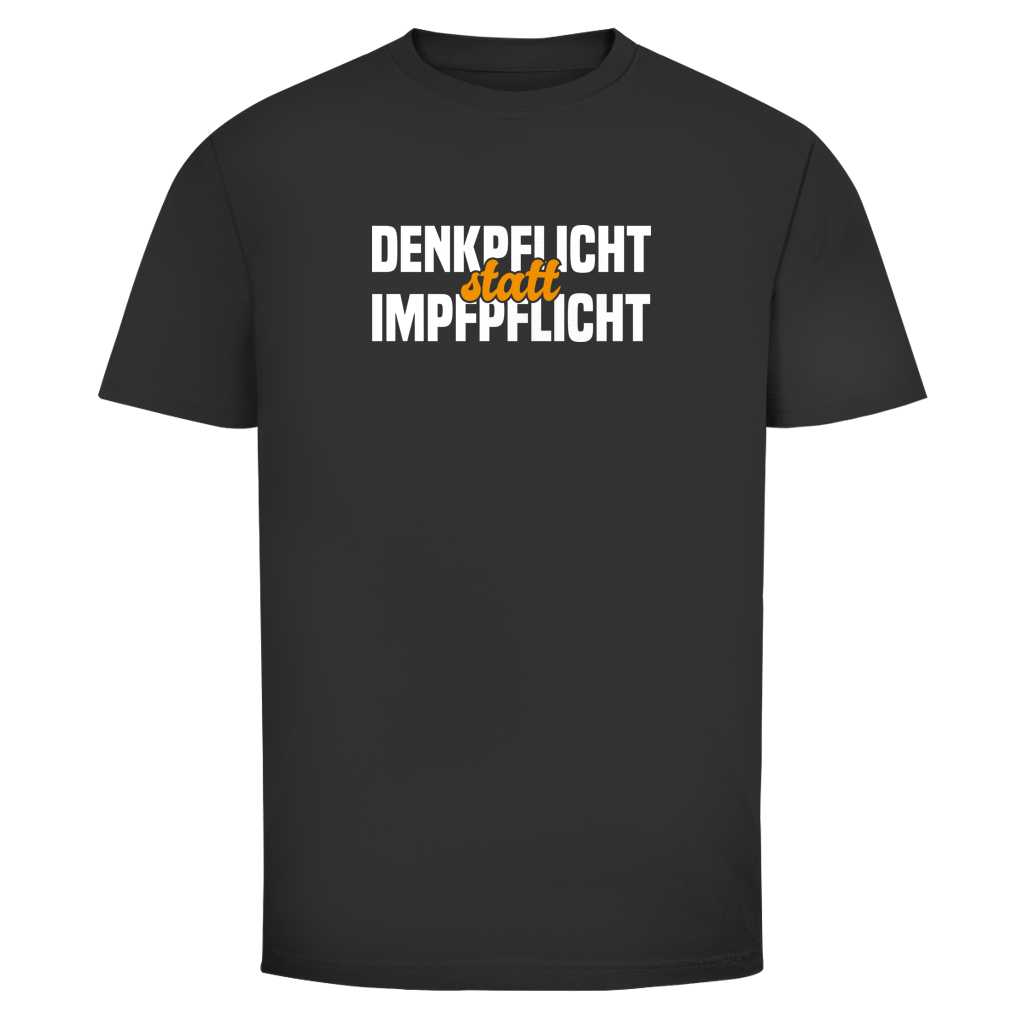 Herren T-Shirt Denkpflicht statt Impfpflicht