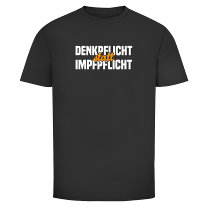 Herren T-Shirt Denkpflicht statt Impfpflicht