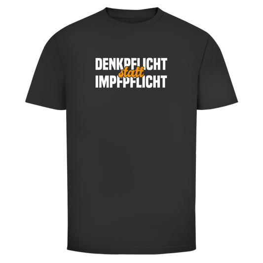Herren T-Shirt Denkpflicht statt Impfpflicht