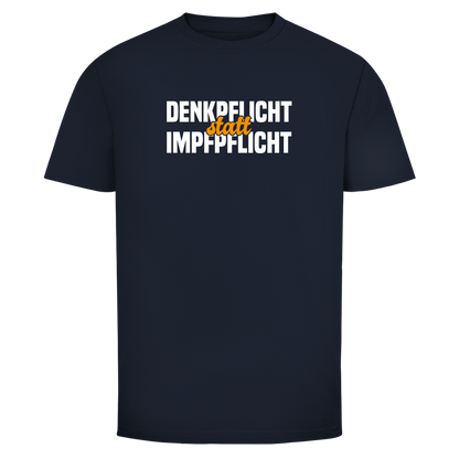 Herren T-Shirt Denkpflicht statt Impfpflicht