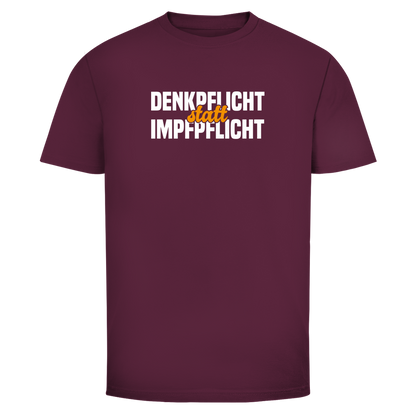 Herren T-Shirt Denkpflicht statt Impfpflicht