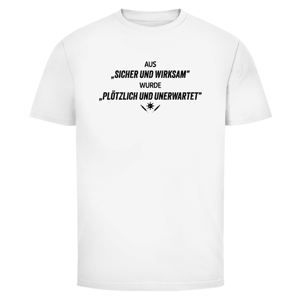 Herren T-Shirt Plötzlich und unerwartet