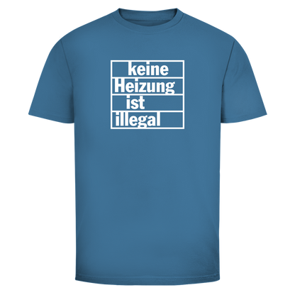 Herren T-Shirt Keine Heizung ist illegal