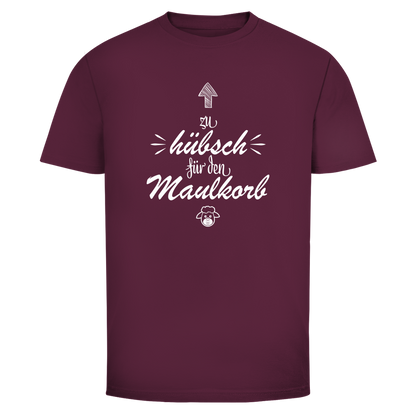 Herren T-Shirt Zu hübsch für den Maulkorb