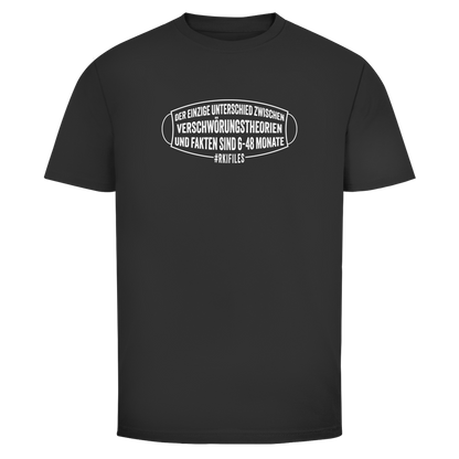 Herren T-Shirt Verschwörungstheorie vs. Fakten