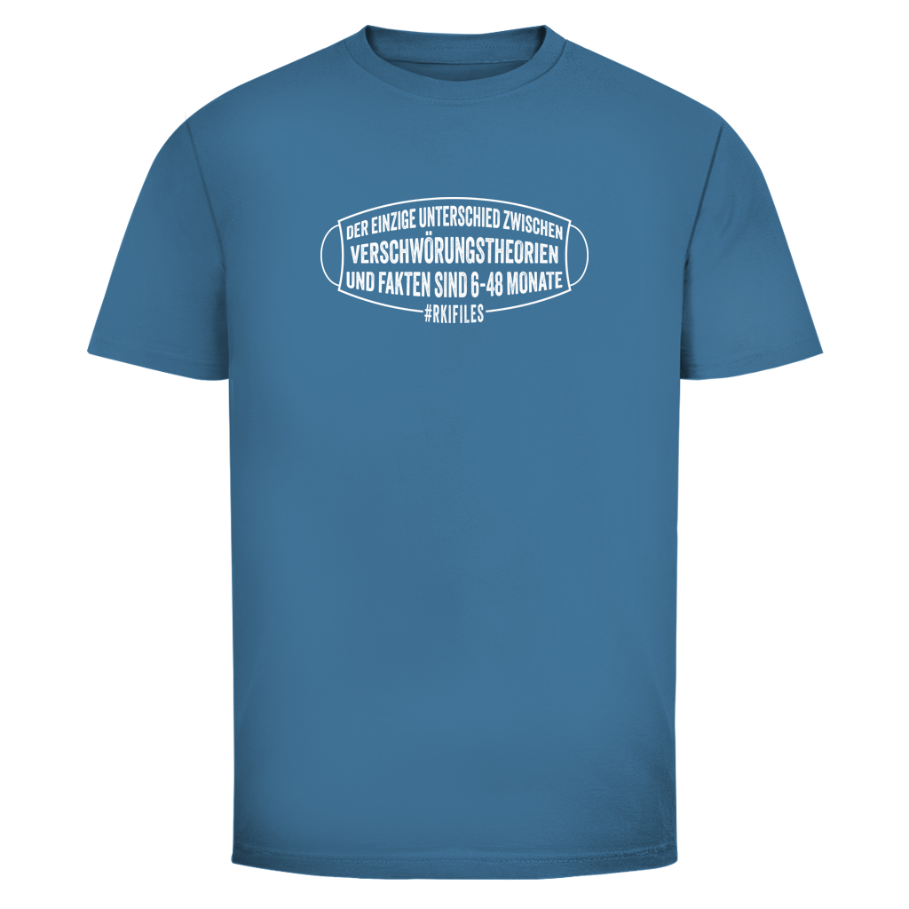 Herren T-Shirt Verschwörungstheorie vs. Fakten