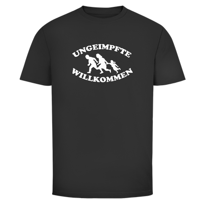 Herren T-Shirt Ungeimpfte Willkommen