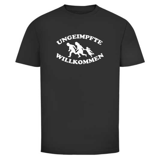 Herren T-Shirt Ungeimpfte Willkommen