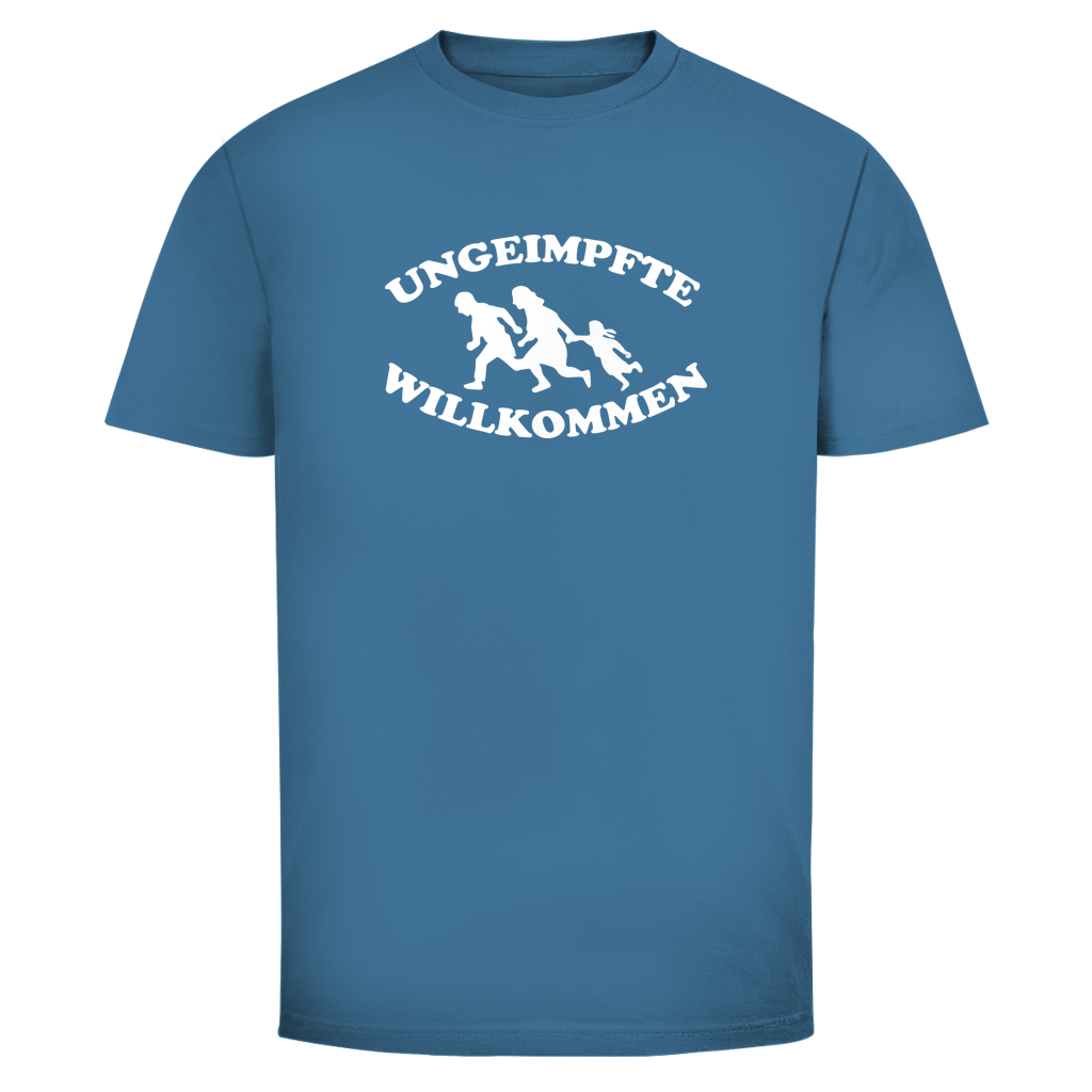 Herren T-Shirt Ungeimpfte Willkommen