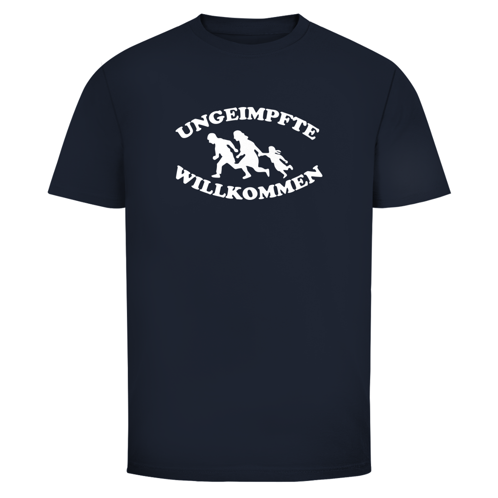 Herren T-Shirt Ungeimpfte Willkommen
