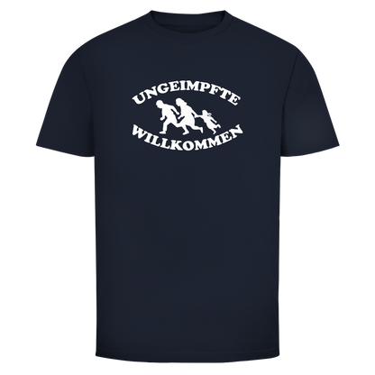Herren T-Shirt Ungeimpfte Willkommen