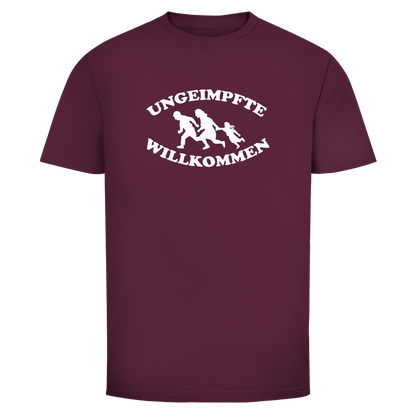 Herren T-Shirt Ungeimpfte Willkommen