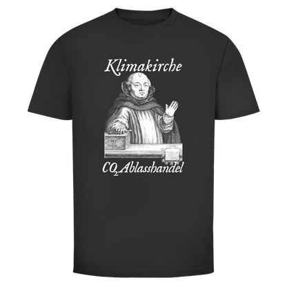 Herren T-Shirt Klimakirche CO2 Ablasshandel