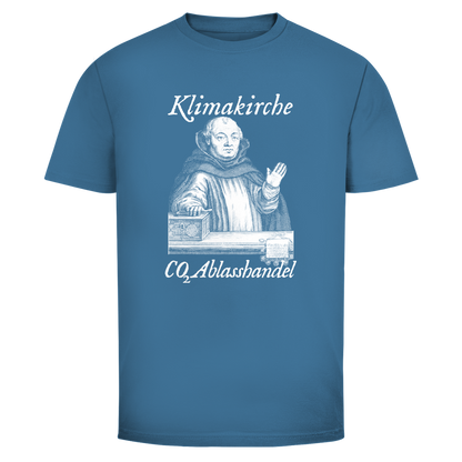 Herren T-Shirt Klimakirche CO2 Ablasshandel