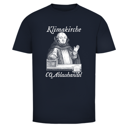 Herren T-Shirt Klimakirche CO2 Ablasshandel