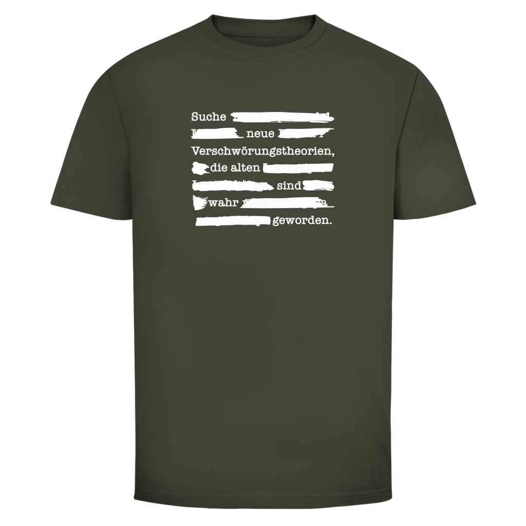 Herren T-Shirt Suche neue Verschwörungstheorien