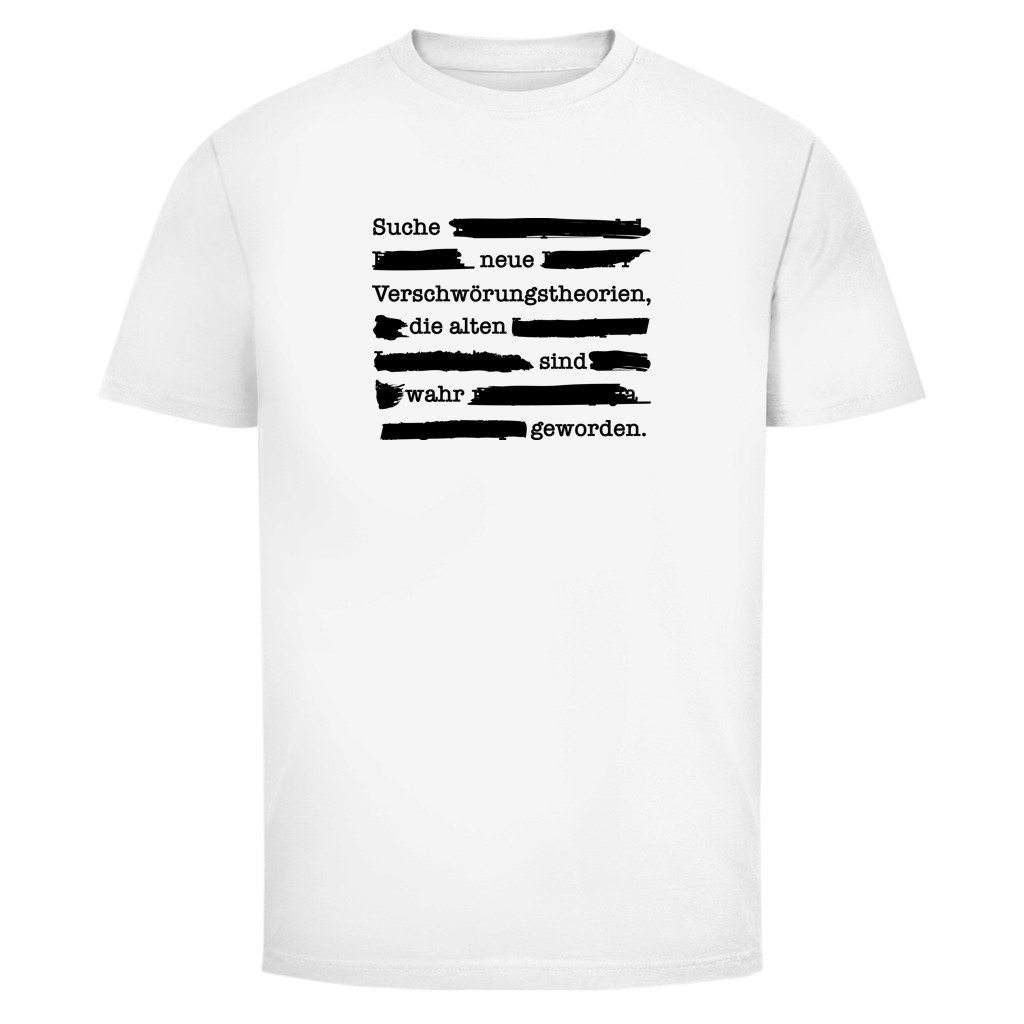 Herren T-Shirt Suche neue Verschwörungstheorien