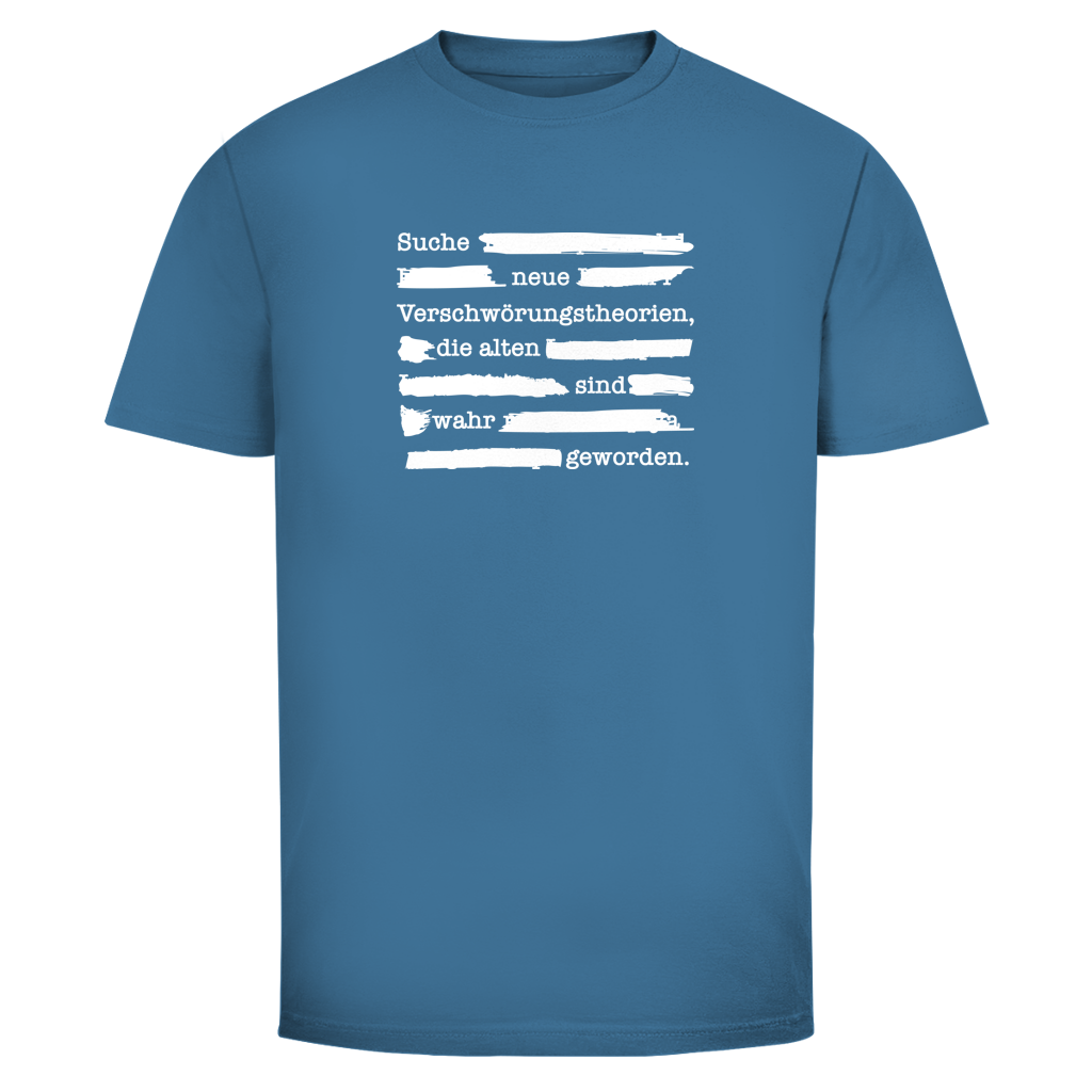 Herren T-Shirt Suche neue Verschwörungstheorien