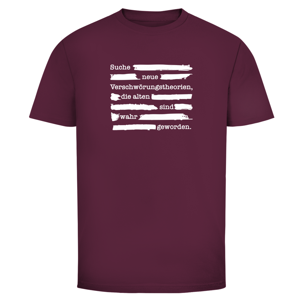 Herren T-Shirt Suche neue Verschwörungstheorien