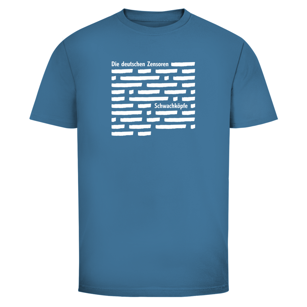 Herren T-Shirt Die deutschen Zensoren Schwachköpfe