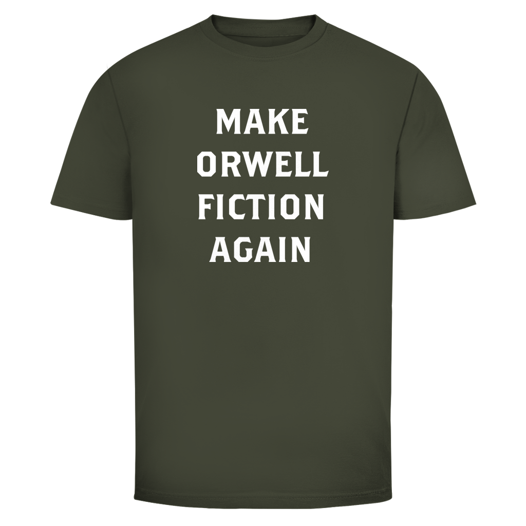 Herren T-Shirt Make Orwell Fiction Again