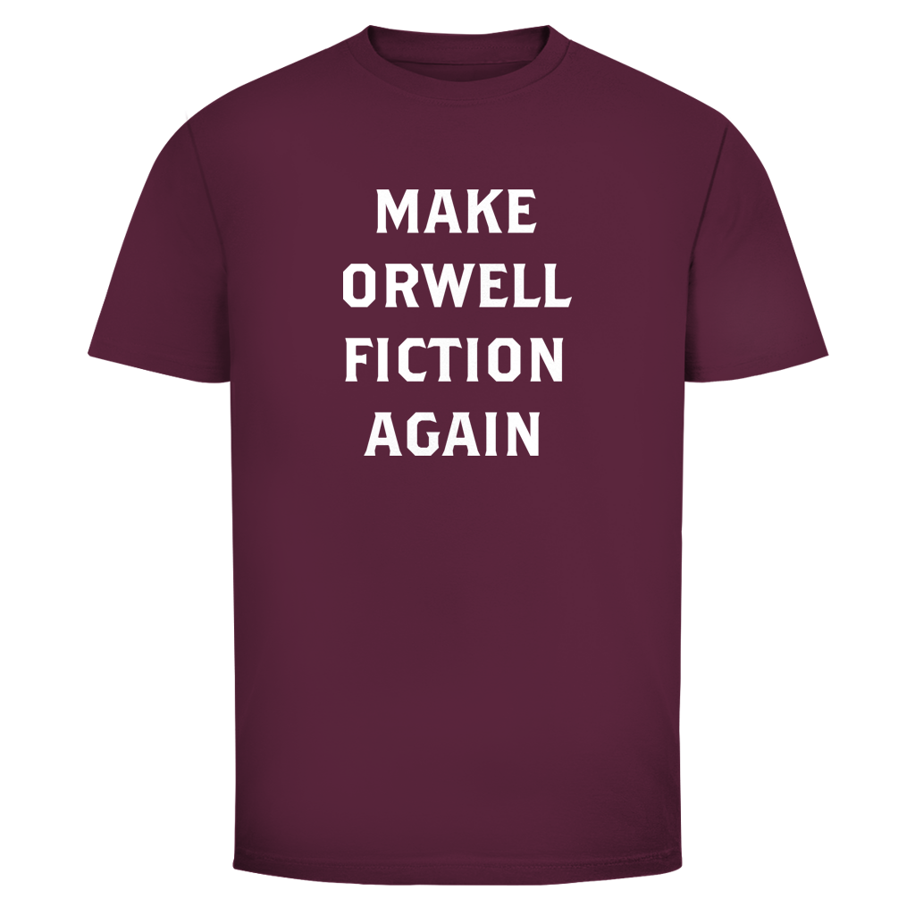 Herren T-Shirt Make Orwell Fiction Again